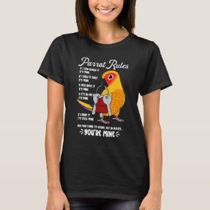 Parrot House Rules Es ist mein Ich-Sonnenschutz T-Shirt