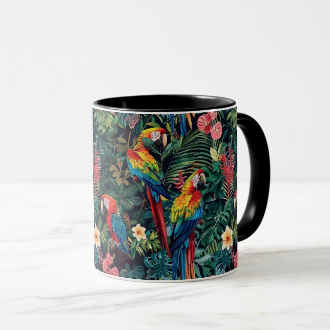 Parrot Jungle Tasse (VorderseiteRechts)