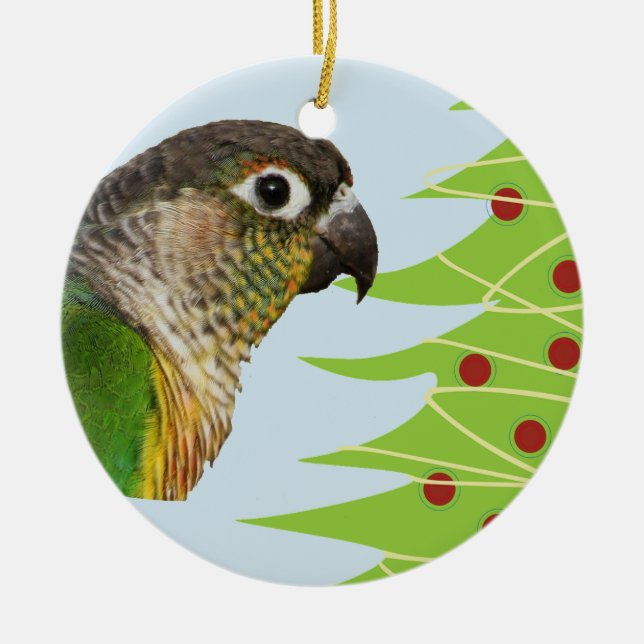 Parrot Keramik Ornament für Urlaub (Vorne)