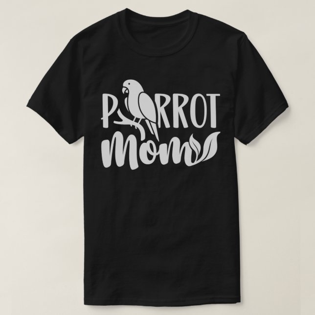 Parrot Mama Tierfütterung Niedlich Mama Mama Ma T-Shirt (Design vorne)