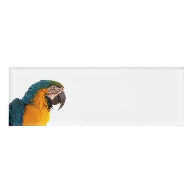 Parrot Notes Namenschild (Vorderseite)