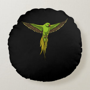 Parrot Parakeet Bird Rundes Kissen