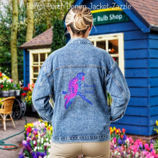 Parrot Perch Jeansjacke (Von Creator hochgeladen)