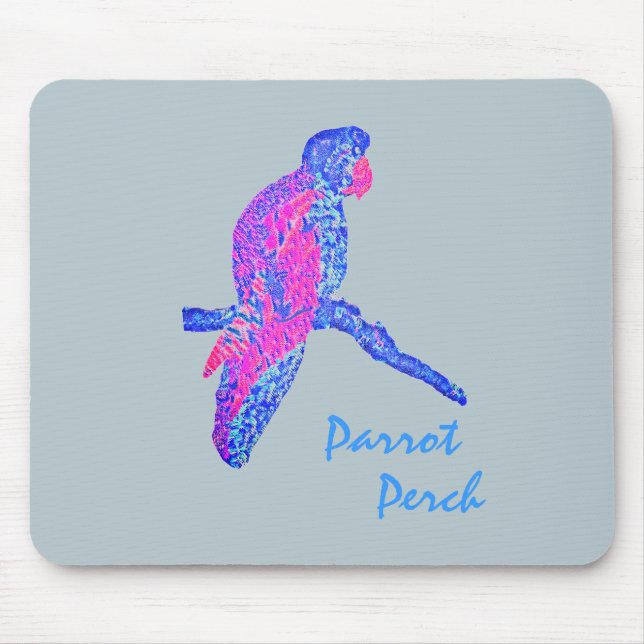 Parrot Perch Mousepad (Vorne)