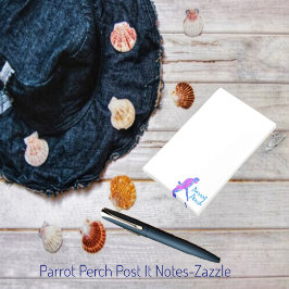Parrot Perch Post-It Notes Klebezettel