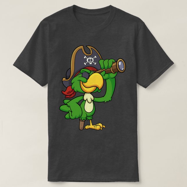 Parrot Pirate T-Shirt (Design vorne)