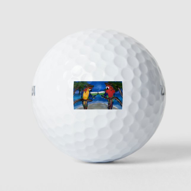 Parrot Pirates Golfball (Vorderseite)
