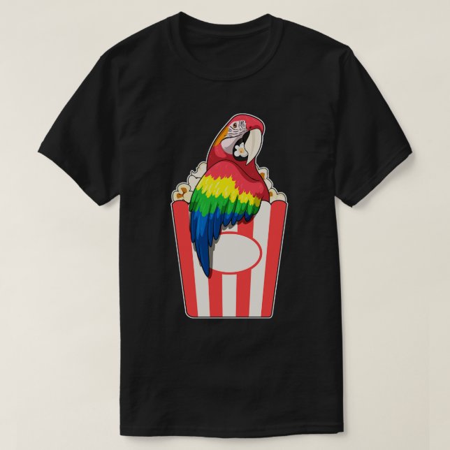Parrot Popcorn T-Shirt (Design vorne)