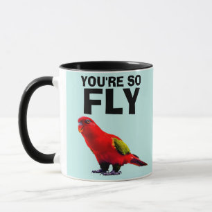 PARROT PUN FUNNY FRIEND COFFEE TASSE