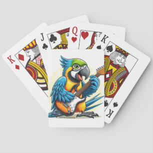 Parrot Rock Music Spielkarten