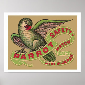 Parrot-Sicherheitsmatten Poster