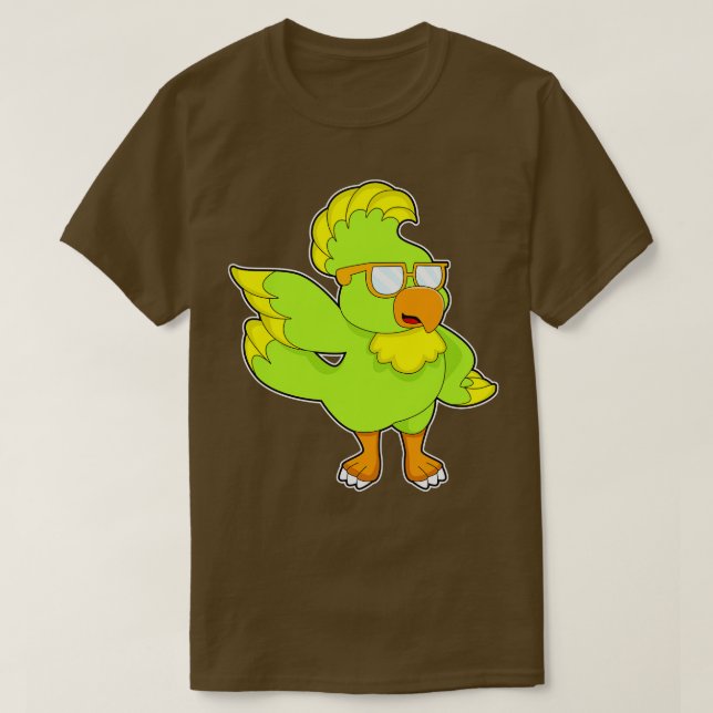 Parrot-Sonnenbrille T-Shirt (Design vorne)