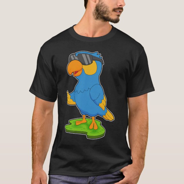 Parrot-Sonnenbrille T-Shirt (Vorderseite)