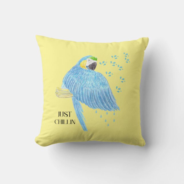 Parrot Time to chill Kissen (Vorderseite)