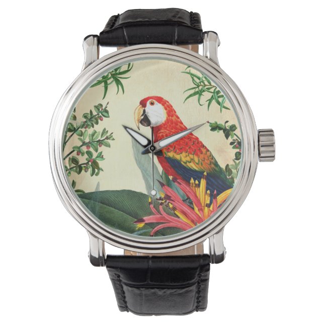 PARROT TROPICAL BIRD 8 ARMBANDUHR (Vorderseite)