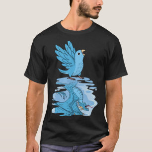 Parrot und Dragon Reflection I Blue Parrotlet T-Shirt