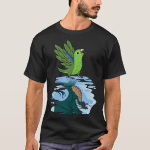 Parrot und Dragon Reflection I Green Parrotlet 2 T-Shirt