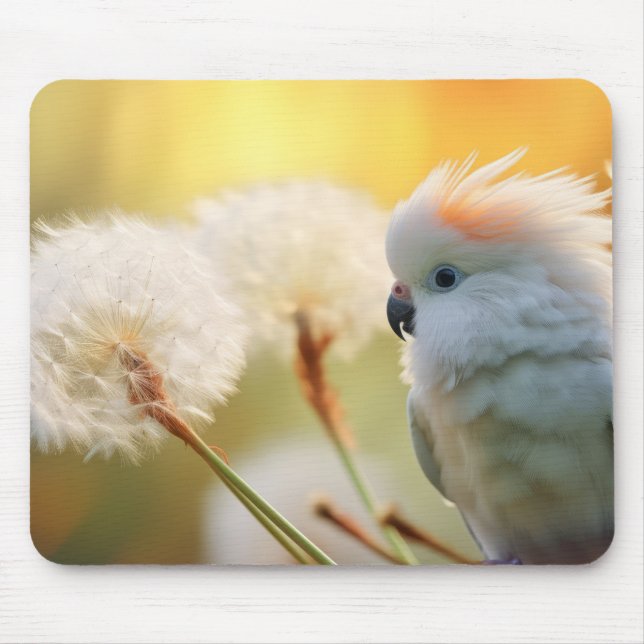 Parrot Wild Bird Animal Tranquile Peace Mousepad (Vorne)