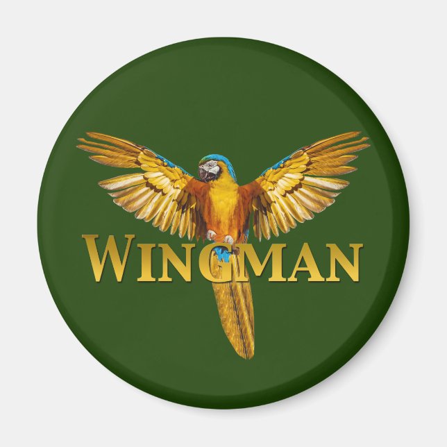 Parrot Wingman Magnet (Vorne)