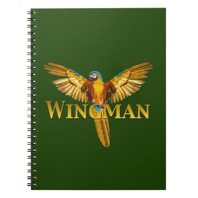Parrot Wingman Notizblock (Vorderseite)