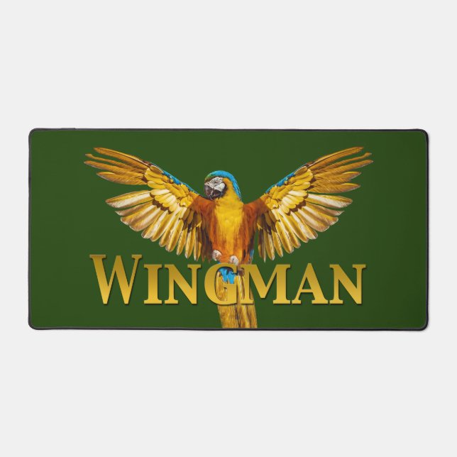 Parrot Wingman Schreibtischunterlage (Vorderseite)