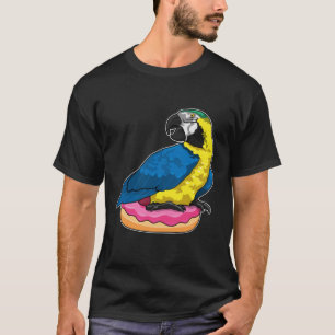 Parrot with Donut T-Shirt