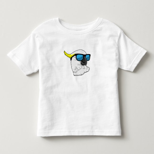 Parrot with Sungasse Kleinkind T-shirt (Vorderseite)