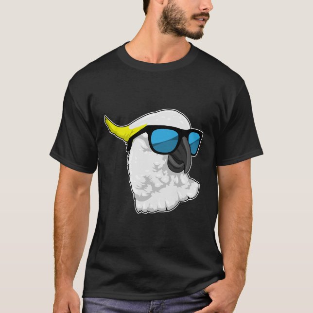 Parrot with Sungasse T-Shirt (Vorderseite)