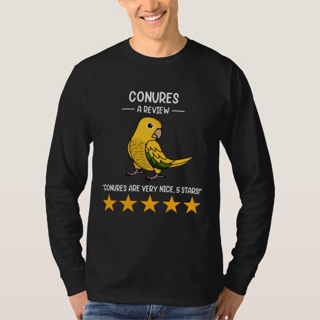 Parrots  A Review Golden Conure T-Shirt (Vorderseite)