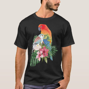 Parrots Exotische Vögel Ara Cockatoo Zoo Tiergarte T-Shirt