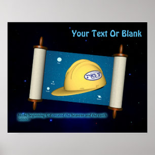 Parshat Bereshit - Yesh M'ayn Construction Company Poster