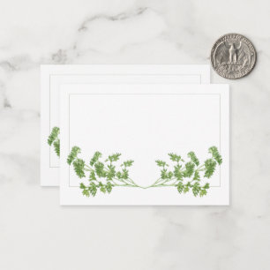 PARSLEY 3.5x2.5 - Flachbildschirm/horizontal Mitteilungskarte