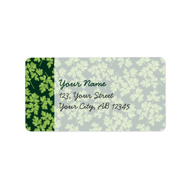 Parsley Adressaufkleber (Vorne)