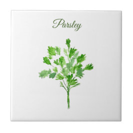 Parsley Herb Grüne Küche Kulinarisches Grün Chic Fliese