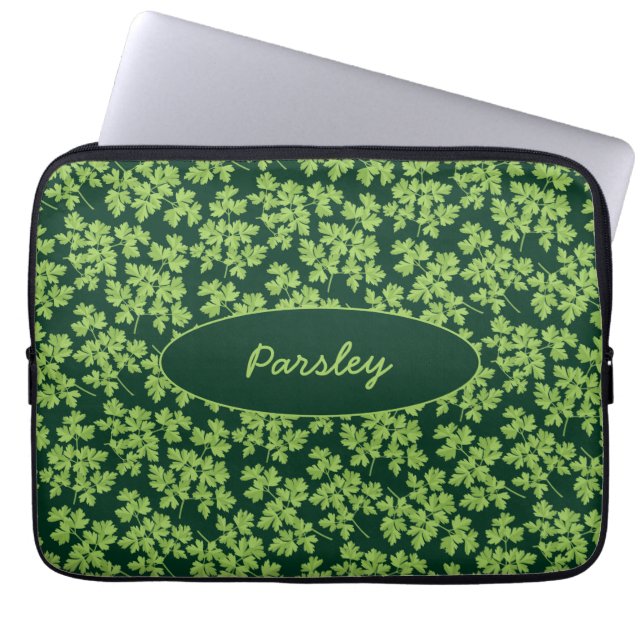 Parsley Pattern Laptopschutzhülle (Vorderseite)