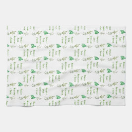 Parsley Sage Rosemary Thyme Herbal Design Geschirrtuch