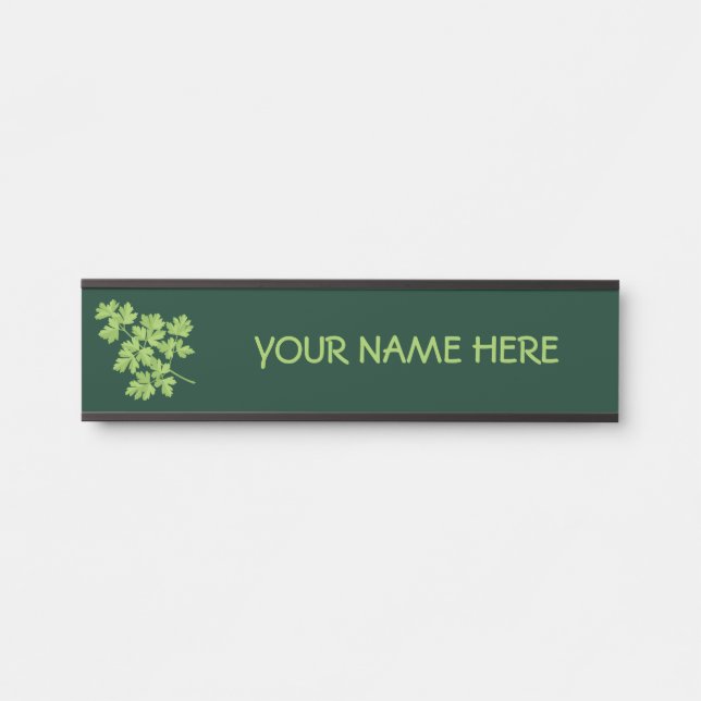 Parsley Türschild (Vorderseite )