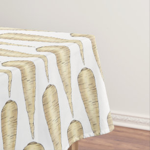 Parsnip Print Root Gemüse Markt Veg Tischdecke