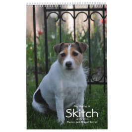Parson Jack Russell Terrier Chien Calendrier par J