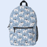 Parson Jack Russell Terrier Dog Bedruckter Rucksack<br><div class="desc">Fun Parson Jack Russell Terrier Hundsmuster für Tierfreunde. Originelle Kunst von Nic Squirrell.</div>