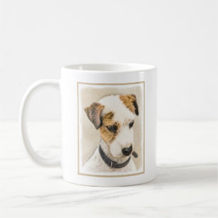 Parson Jack Russell Terrier Gemälde - Hundekunst Kaffeetasse
