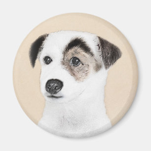 Parson Jack Russell Terrier Painting - Hund Art Magnet