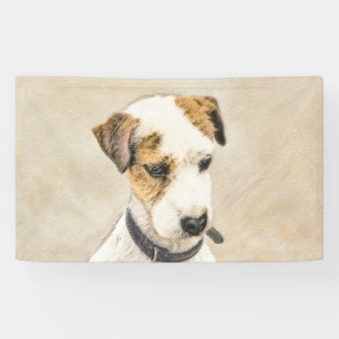 Parson Jack Russell Terrier Painting - Hunde Kunst Banner