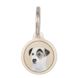 Parson Jack Russell Terrier Painting - Hunde Kunst Haustiermarke