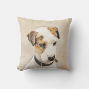 Parson Jack Russell Terrier Painting - Hunde Kunst Kissen