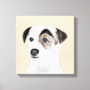 Parson Jack Russell Terrier Painting - Hunde Kunst Leinwanddruck
