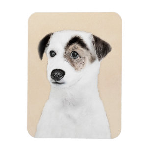 Parson Jack Russell Terrier Painting - Hunde Kunst Magnet