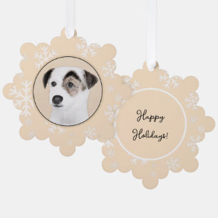 Parson Jack Russell Terrier Painting - Hunde Kunst Ornament Karte