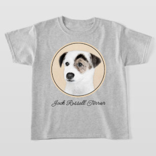 Parson Jack Russell Terrier Painting - Hunde Kunst T-Shirt