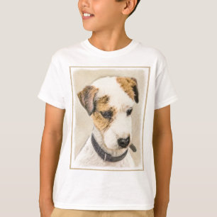 Parson Jack Russell Terrier Painting - Hunde Kunst T-Shirt